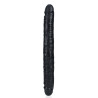 Real Rock Double Gode Straight Slim 30.5 x 3.5cm Noir